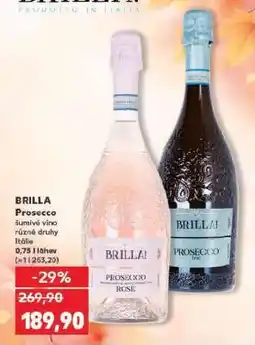 Kaufland Brilla Prosecco nabídka