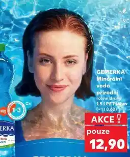 Kaufland GEMERKA Minerální voda přírodní nabídka
