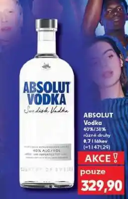 Kaufland Absolut Vodka nabídka