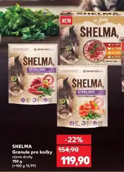 Kaufland Shelma granule pro kočky nabídka
