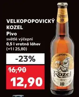 Kaufland Velkopopovický Kozel nabídka