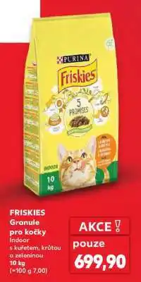 Kaufland FRISKIES Granule pro kočky Indoor nabídka