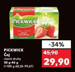 Kaufland Pickwick čaj nabídka