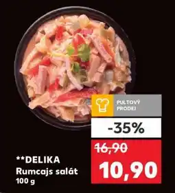 Kaufland DELlKA Rumcajs salát nabídka