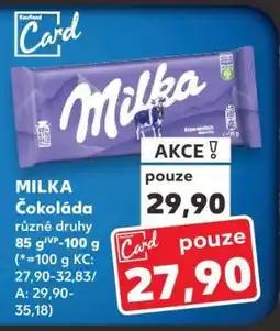 Kaufland Milka Čokoláda nabídka