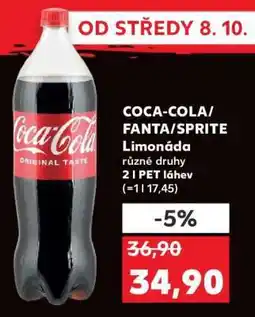 Kaufland Coca-Cola, Fanta, Sprite nabídka