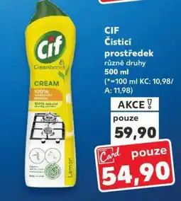 Kaufland CIF Čisticí prostředek nabídka