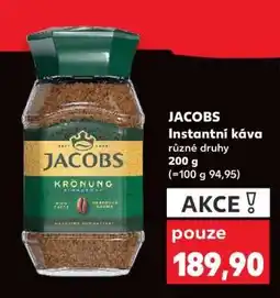 Kaufland JACOBS instantní káva nabídka