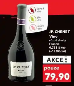 Kaufland JP. Chenet víno nabídka