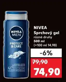 Kaufland Nivea sprchový gel nabídka
