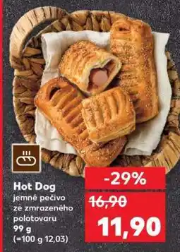 Kaufland Hot Dog nabídka