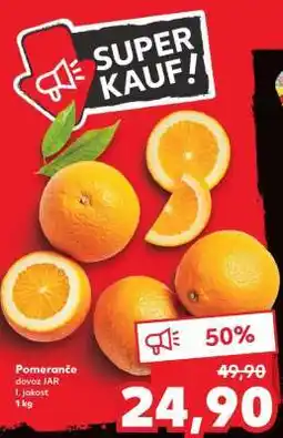 Kaufland Pomeranče nabídka