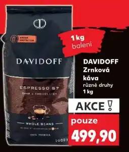 Kaufland Davidoff zrnková káva nabídka