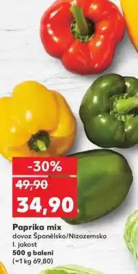 Kaufland Paprika mix nabídka