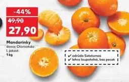 Kaufland Mandarinky nabídka