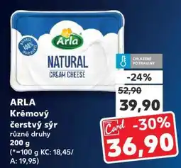 Kaufland ARLA Krémový čerstvý sýr nabídka