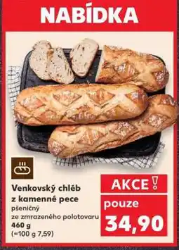 Kaufland Venkovský chléb z kamenné pece nabídka