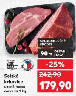 Kaufland Selská krkovice nabídka