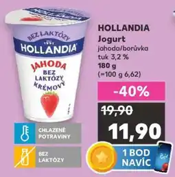 Kaufland Hollandia jogurt nabídka