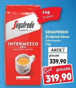 Kaufland SEGAFREDO Zrnková káva Intermezzo nabídka