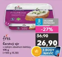Kaufland Čerstvý sýr s nízkým obsahem laktózy nabídka