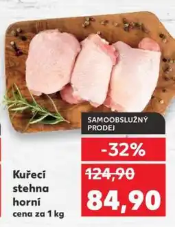Kaufland Kuřecí stehna horní nabídka