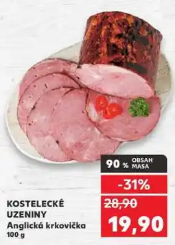 Kaufland Kostelecké uzeniny Anglická krkovička nabídka