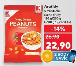Kaufland ARAŠÍDY V TĚSTÍČKU nabídka