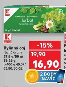 Kaufland Bylinný čaj nabídka
