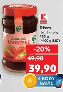 Kaufland Džem různé druhy nabídka