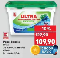 Kaufland Prací kapsle Ultra nabídka