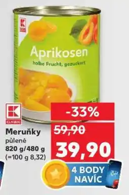 Kaufland Meruňky půlené nabídka