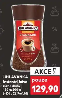 Kaufland JIHLAVANKA instantní káva nabídka