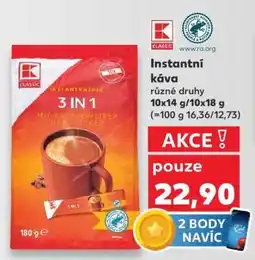 Kaufland Instantní káva nabídka