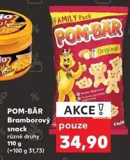 Kaufland POM-BÄR Bramborový snack nabídka