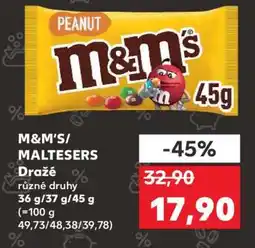 Kaufland M&M's MALTESERS Dražé nabídka