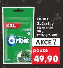 Kaufland Orbit žvýkačky nabídka