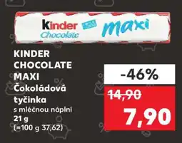 Kaufland Kinder Chocolate Maxi nabídka