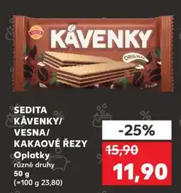Kaufland SEDITA KÁVENKY/VESNA/ KAKAOVÉ ŘEZY nabídka