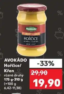 Kaufland AVOKÁDO Hořčice/ Křen nabídka