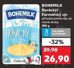 Kaufland BOHEMILK Horácký/Farmářský sýr nabídka
