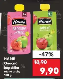 Kaufland Hamé Ovocná kapsička nabídka
