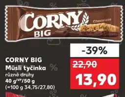 Kaufland CORNY BIG Müslityčinka nabídka