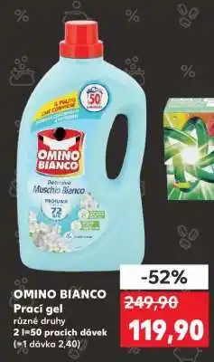 Kaufland OMINO BIANCO Prací gel nabídka