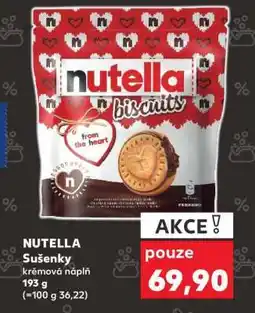 Kaufland NUTELLA Sušenky krémová náplň nabídka