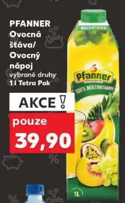 Kaufland PFANNER Ovocná šťáva/ Ovocný nápoj nabídka