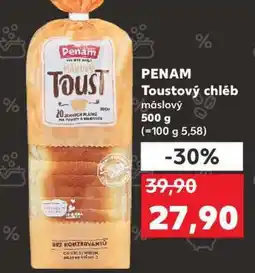 Kaufland PENAM Toustový chléb máslový nabídka