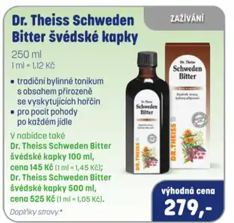 PharmaPoint Dr. Theiss Schweden Bitter švédské kapky nabídka