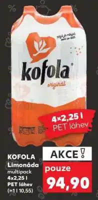 Kaufland KOFOLA Limonáda multipack nabídka