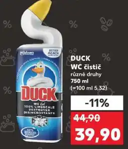 Kaufland Duck WC čistič nabídka